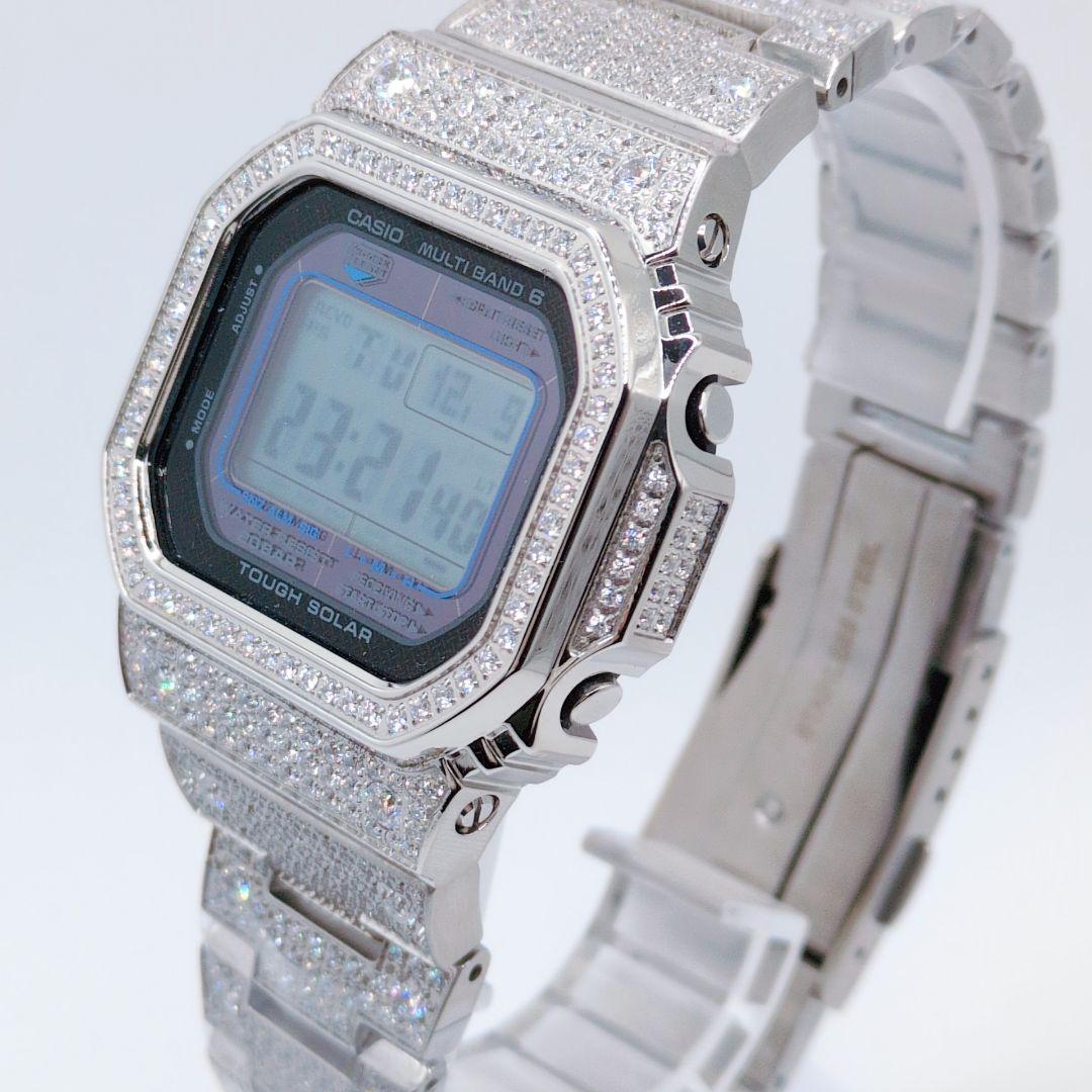 稼働品 美品】G-SHOCK GW-M5610U カスタム ライトストーン