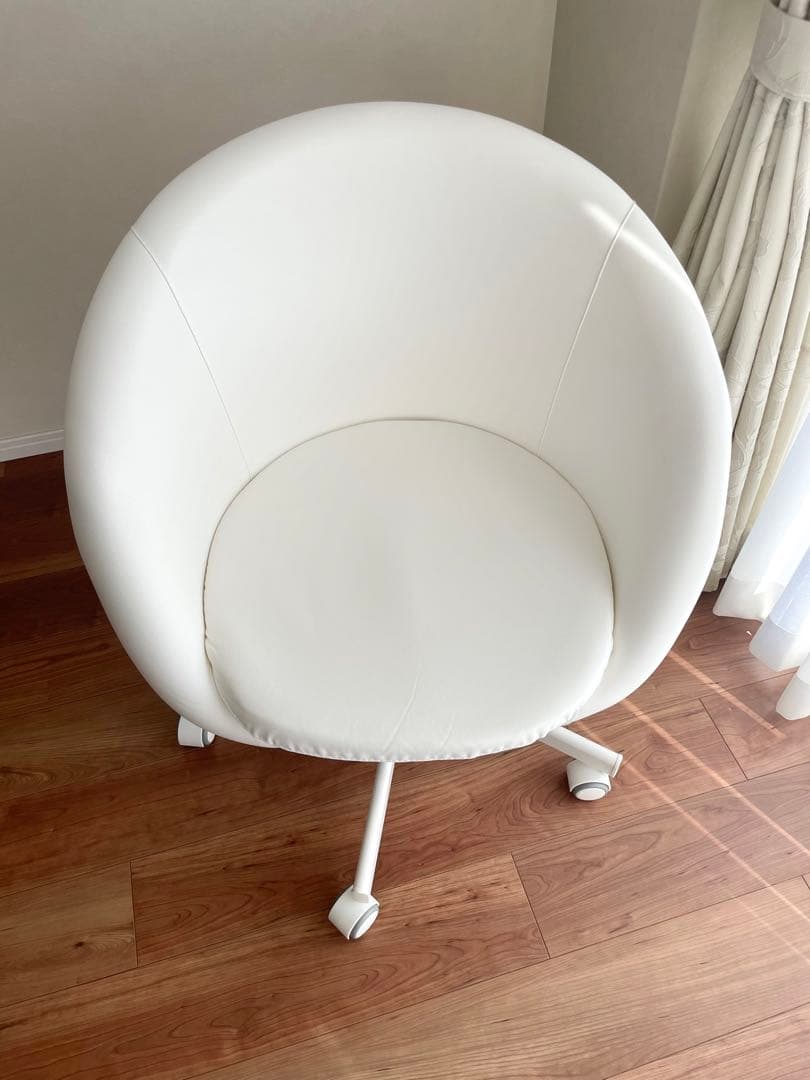 IKEA】送料8600円込：SKRUVSTAスクルーヴスタ 回転チェア 白 - メルカリ