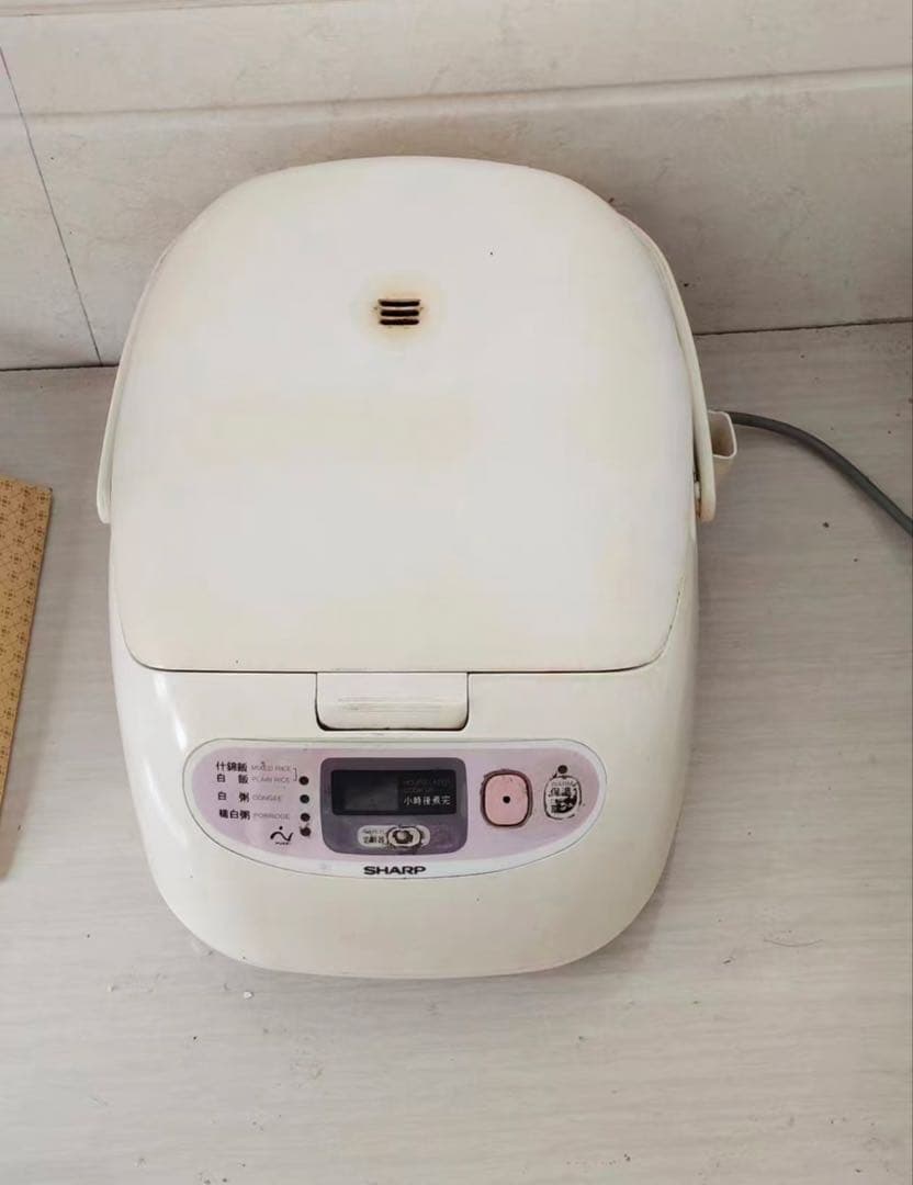 SHARP 炊飯器 ホワイト デジタル表示