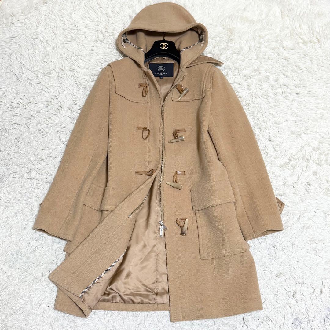 ヘリンボーン✨バーバリーロンドン ダッフルコート ロング丈 ノバ