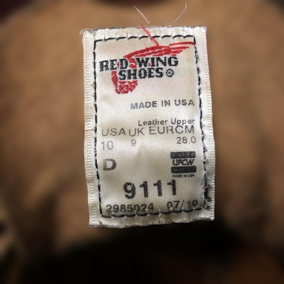 レッドウィング RED WING9111 US10D 28.0cm