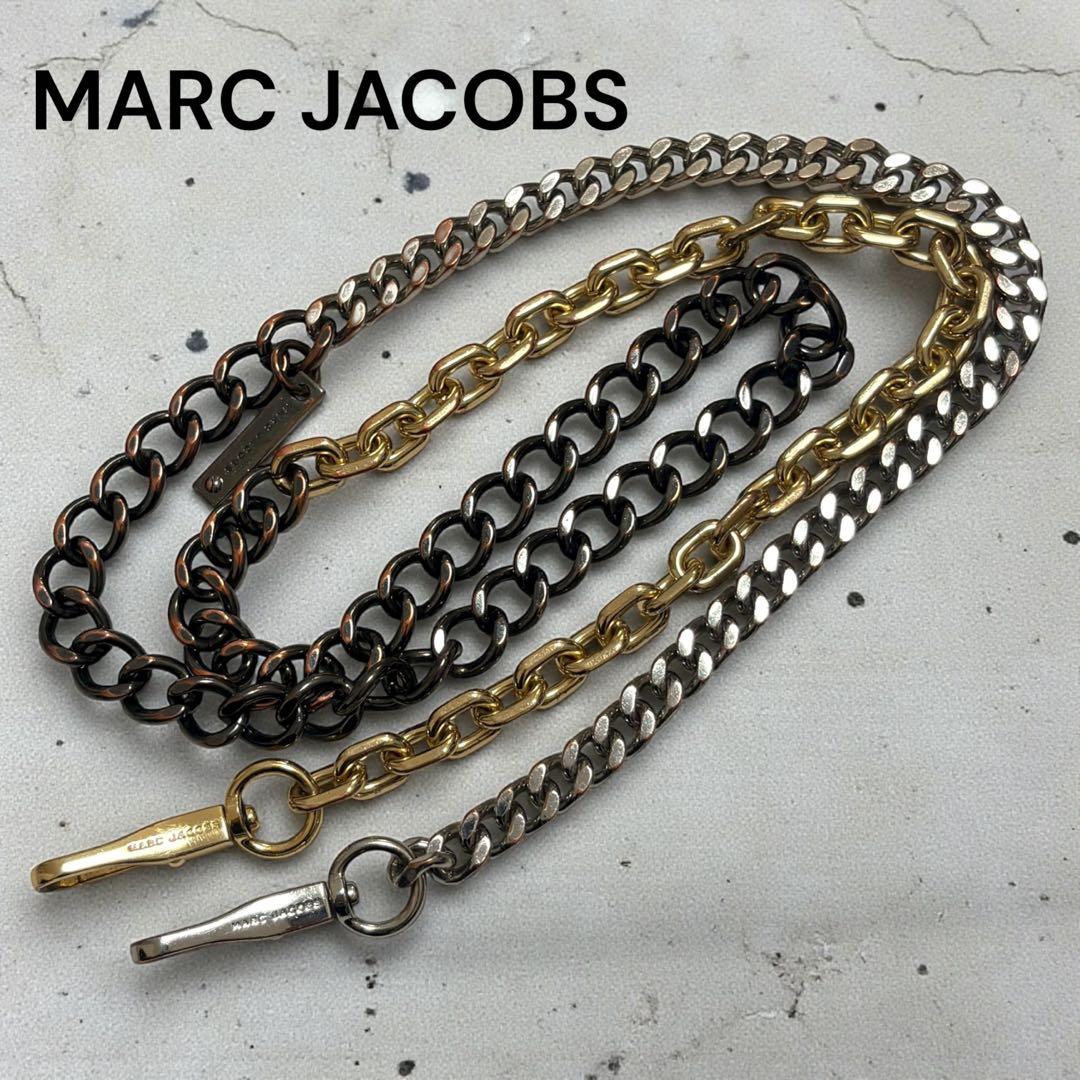 希少 MARC JACOBSザ チェーンストラップ ショルダーストラップ - メルカリ