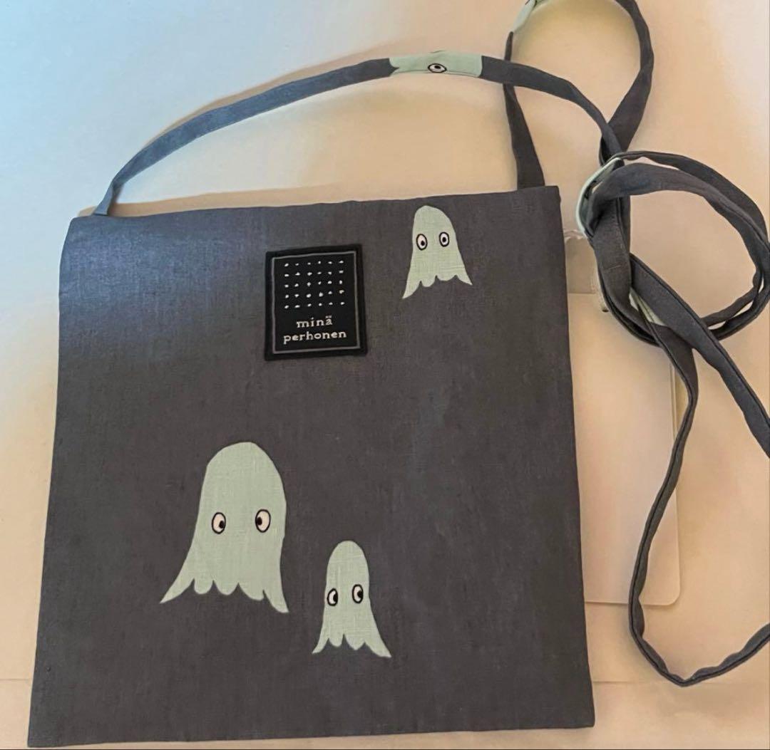ミナペルホネン troll pocket bag グレー - メルカリ