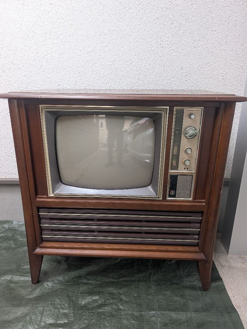 昭和レトロ ブラウン管 テレビ 三菱 ヴィンテージ - メルカリ