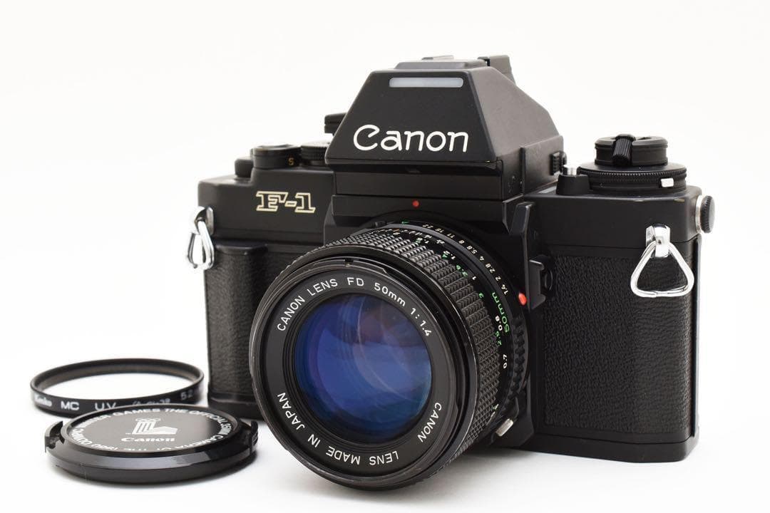【完動品】Canon NEW F-1 NFD 50mm F1.4 Canon NEW F-1 + ワインダー FN / NFD 50mm F1.4 Canon NEW F-1 +