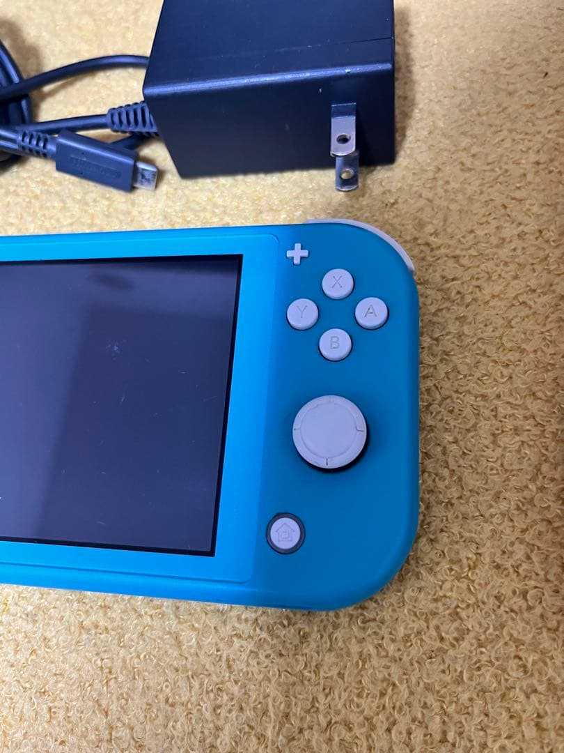 Nintendo Switch Lite 青 充電器付き ジャンク品 - メルカリ
