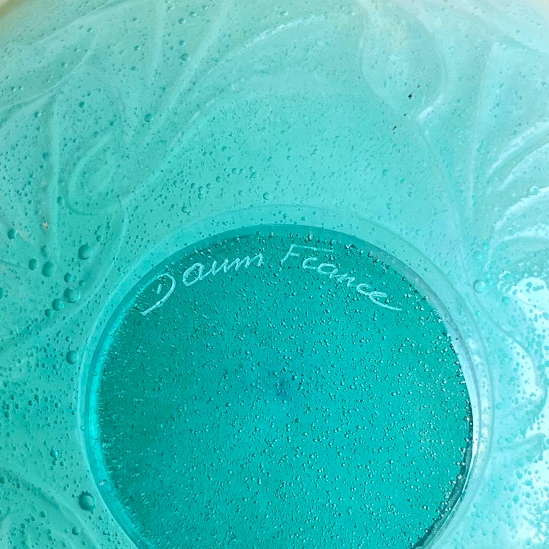 Daum France パートドヴェール ボウル 抹茶茶碗 ORPHEE 未使用 Daum