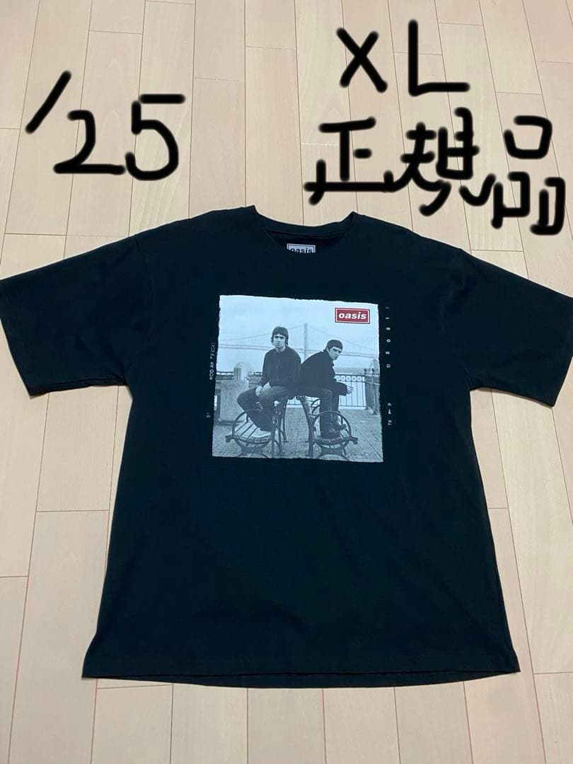 h*r様 2025年oasis プリントTシャツ XL ブラック Film Ph - メルカリ