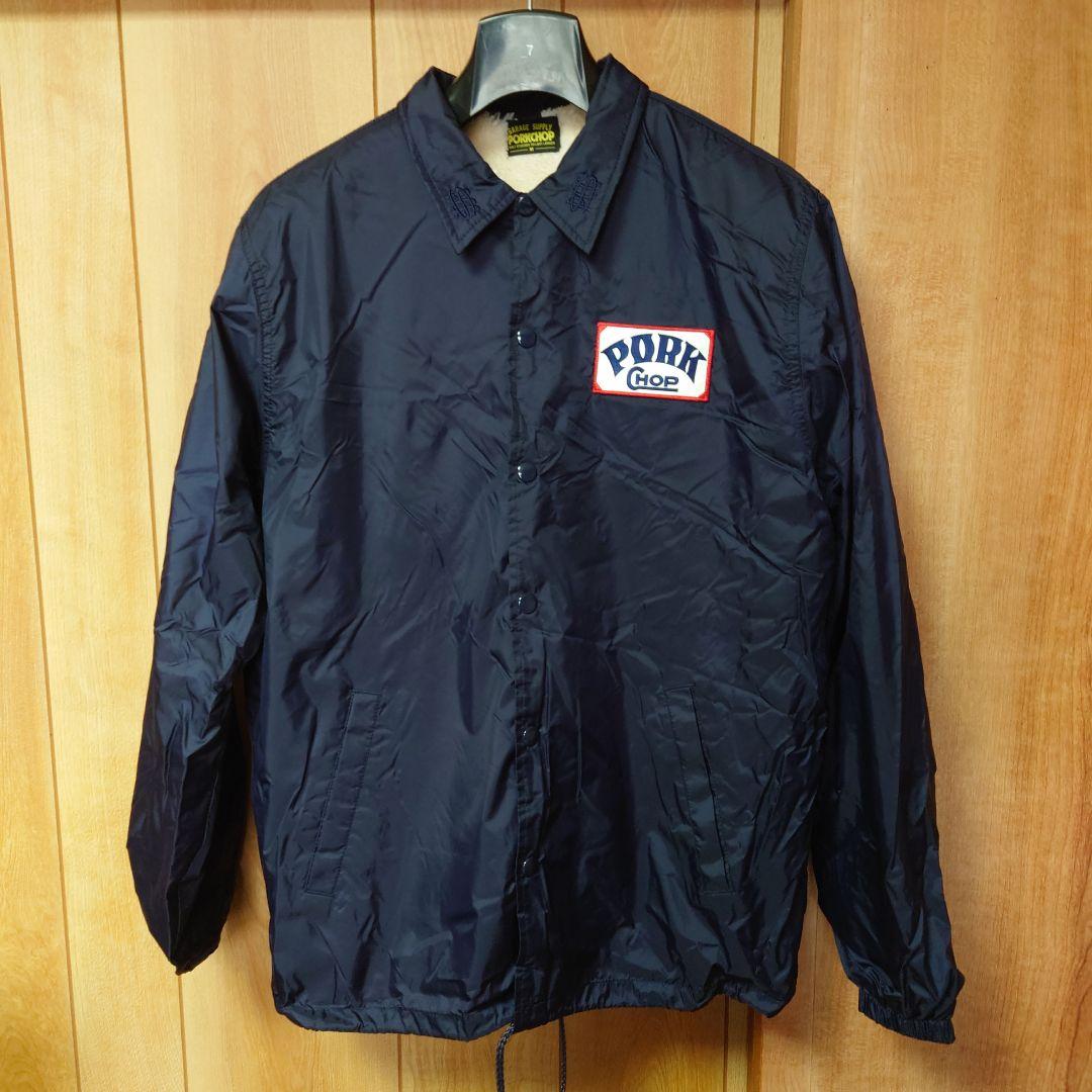 PORKCHOP ナイロンジャケット Mサイズ ネイビー PORKCHOP - PORK BACK NYLON JKT / NAVY / ナイロンジャケット