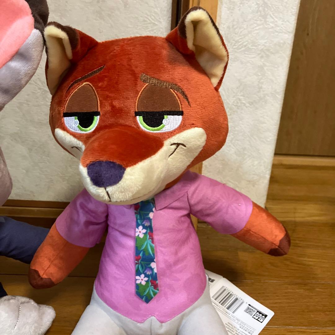 ズートピア2 ぬいぐるみ ニック ジュディ ゲイリー ディズニー L