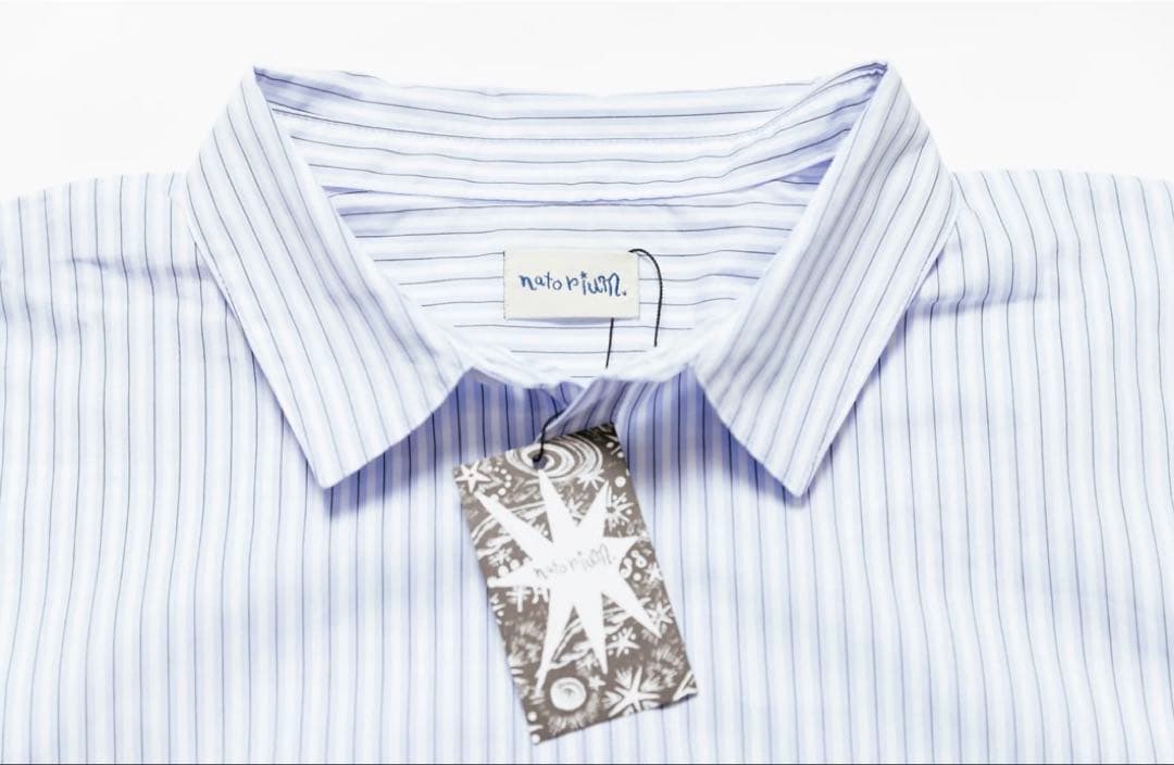 なとり ストライプシャツ natorium Stripe-shirt - メルカリ