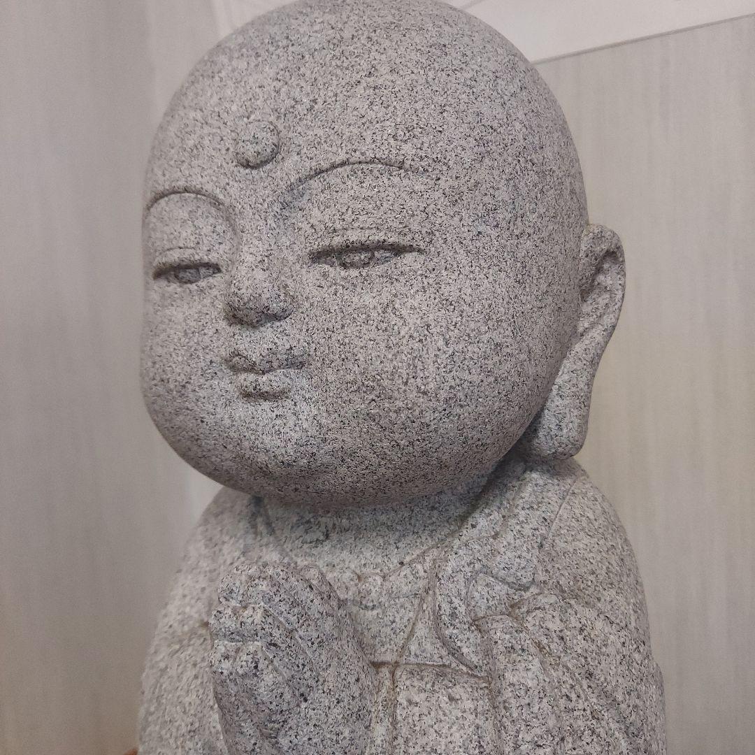 石仏像 お地蔵様 小林道明作品 - メルカリ