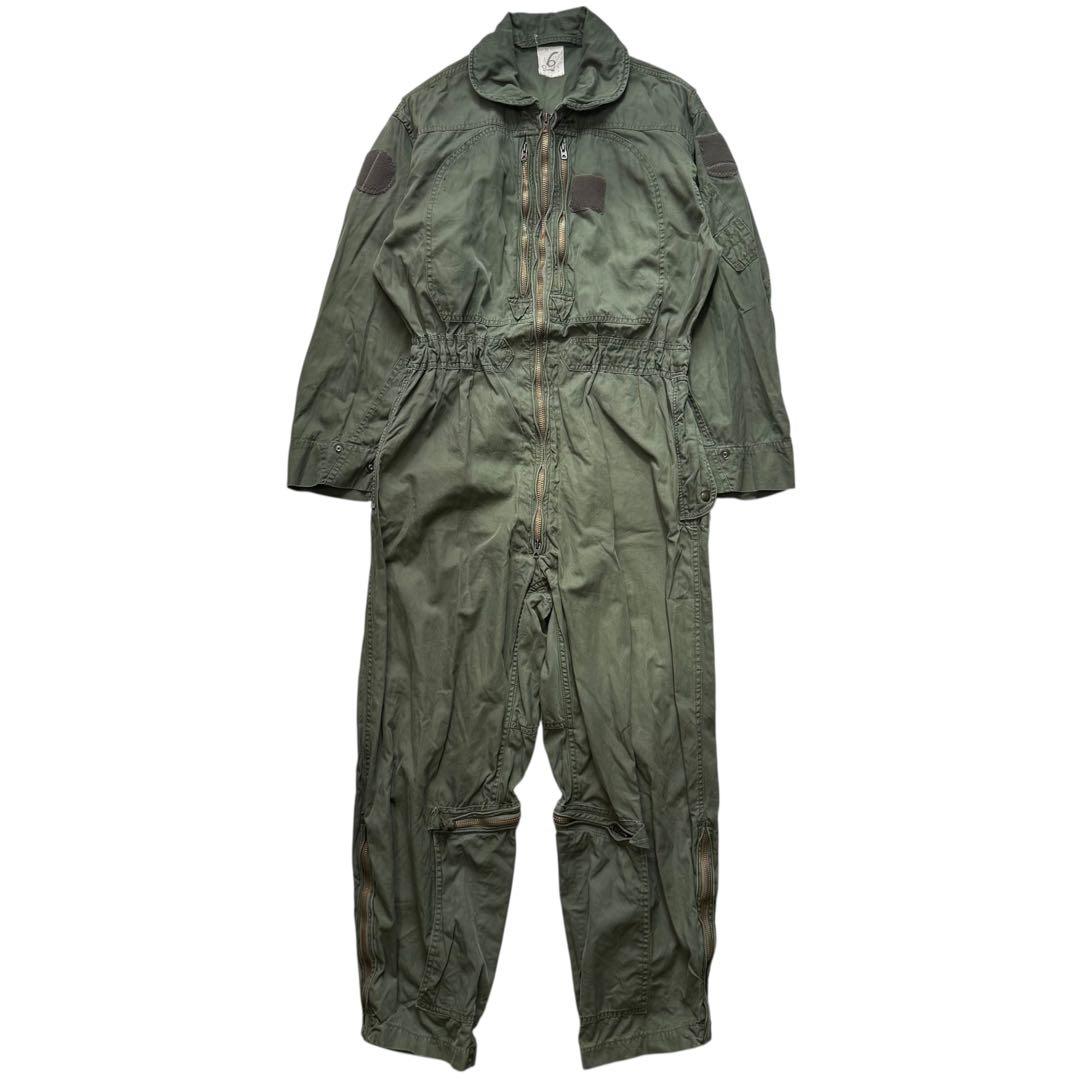 70's French Army フランス軍 空軍 フライトスーツ 少し前の装備です！【フランスの軍服】空軍パイロットスーツ（コットン