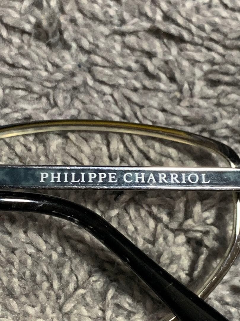 PHILIPPE CHARRIOL オーバルメガネ(度あり)。高級ヴィンテージ品