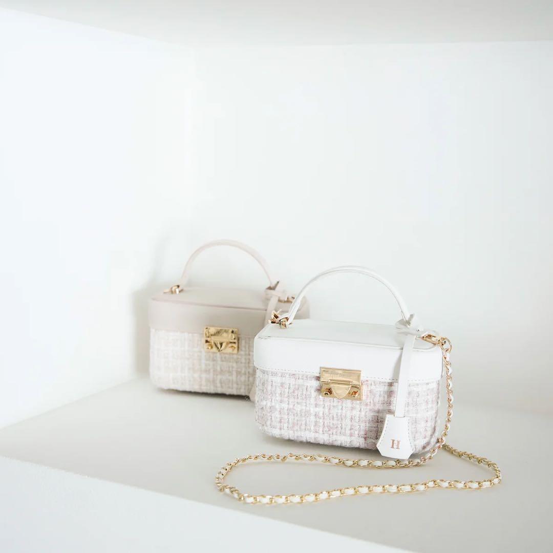 Herlipto Tweed Chain Vanity Bag ハーリップトゥ - メルカリ
