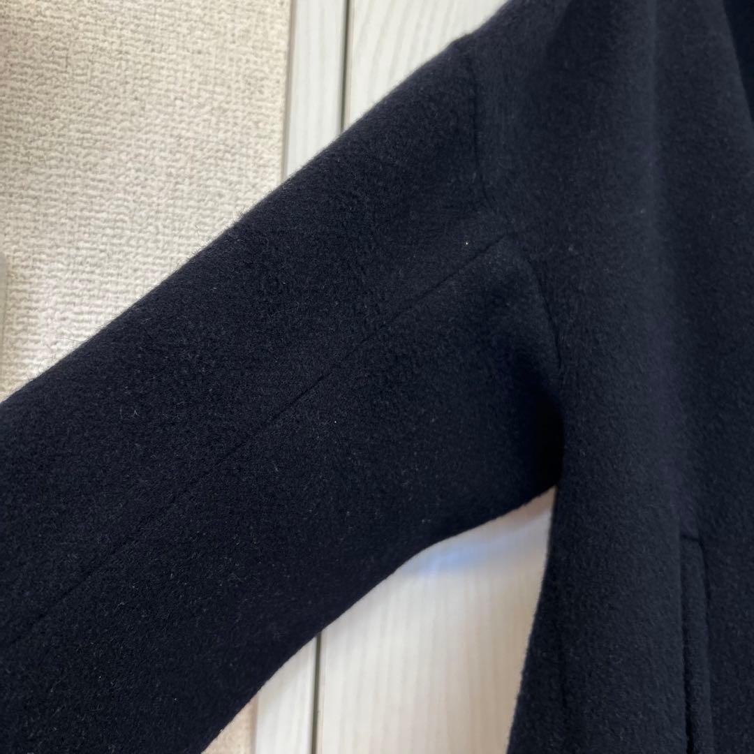 ENFOLD/エンフォルド】ショートビーバーAラインコート ネイビー 36 S