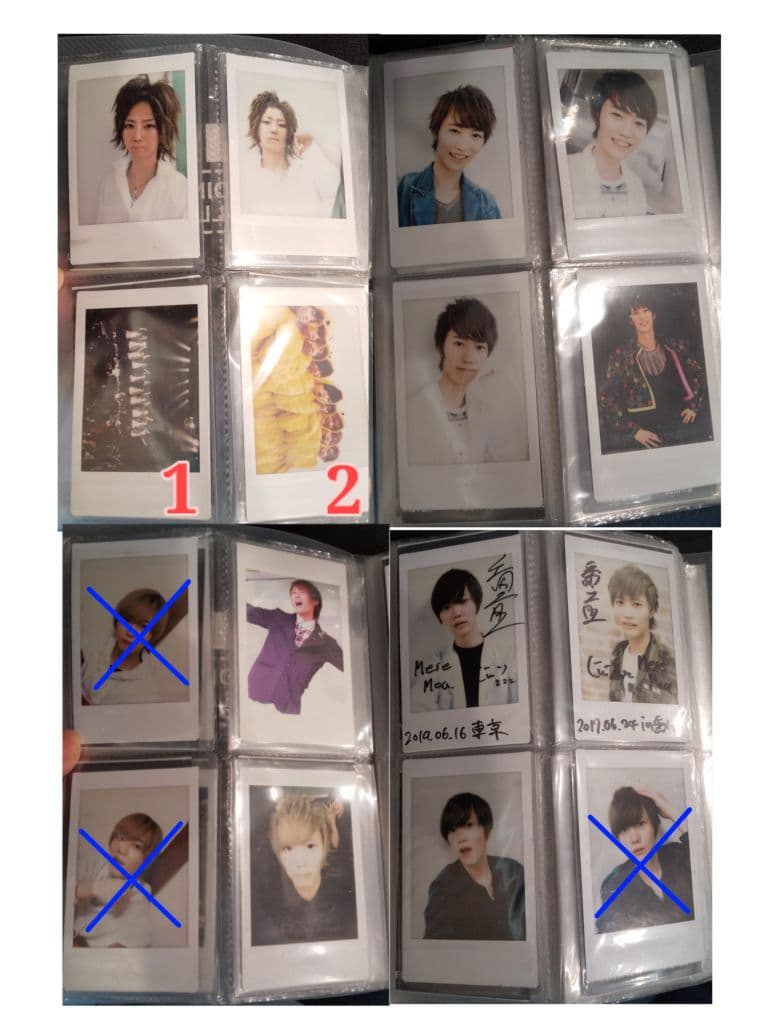 MeseMoa. 二番煎じ チェキ MeseMoa.二番煎じ 横アリ落書きチェキ＋トレカ＋ステッカー 計20点