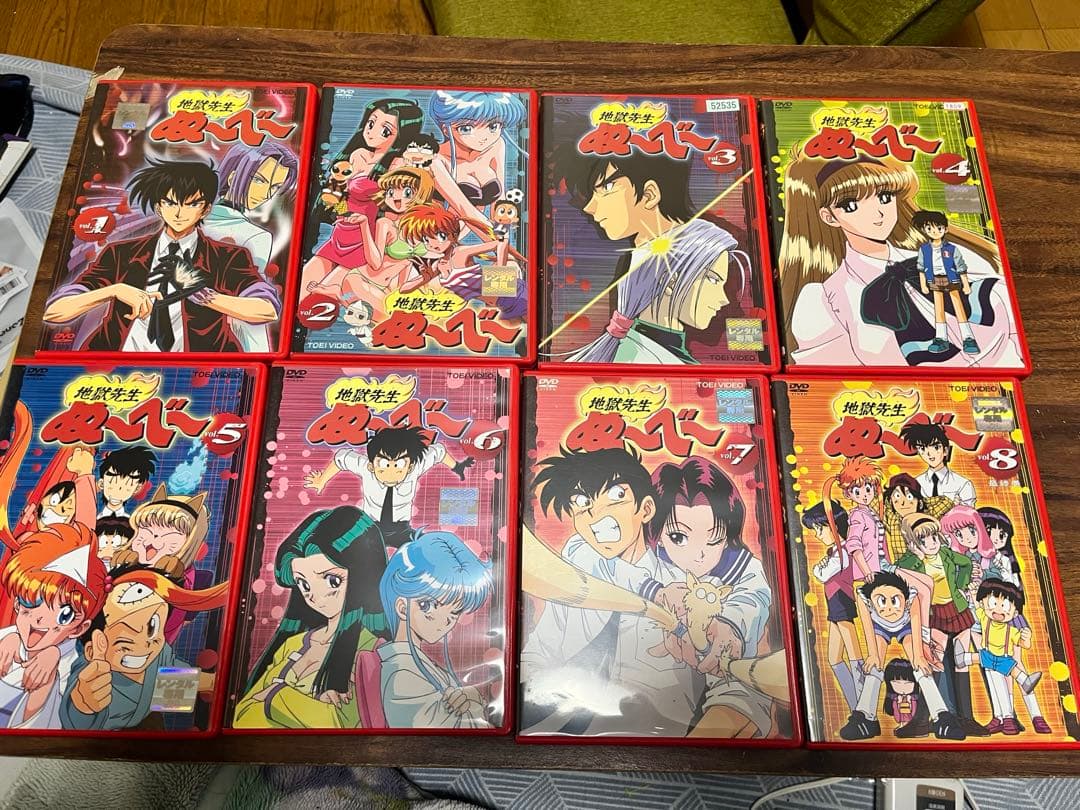旧作】地獄先生ぬ〜べ〜 アニメDVD レンタル落ち 全巻8巻セット - メルカリ
