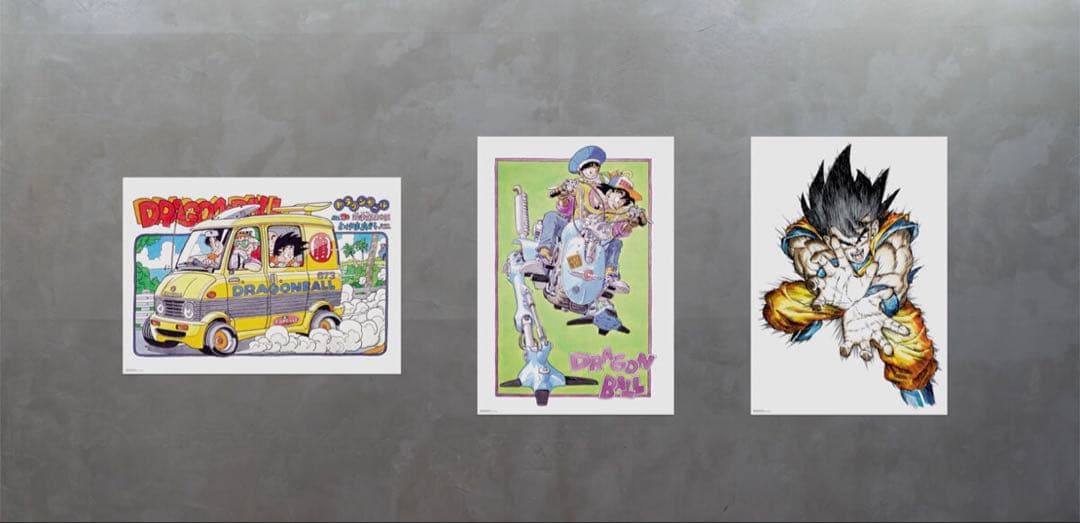 ゲンキマツリ ドラゴンボール 40周年 原作イラストグッズ B1ポスター 3