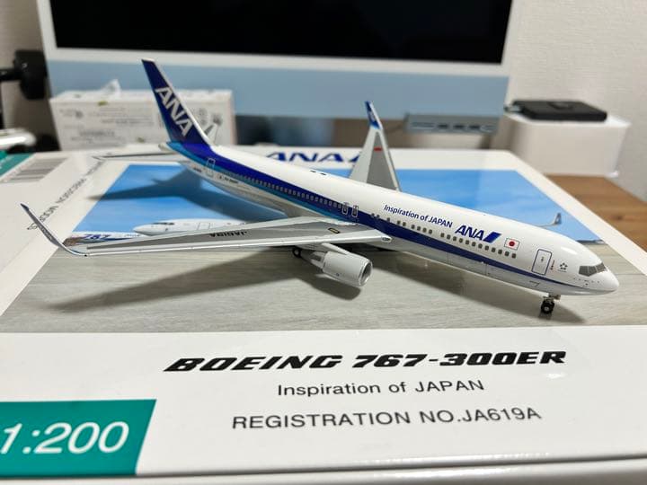レア！全日空商事 B767-300ER 1/200 JA619A NH20070 - メルカリ