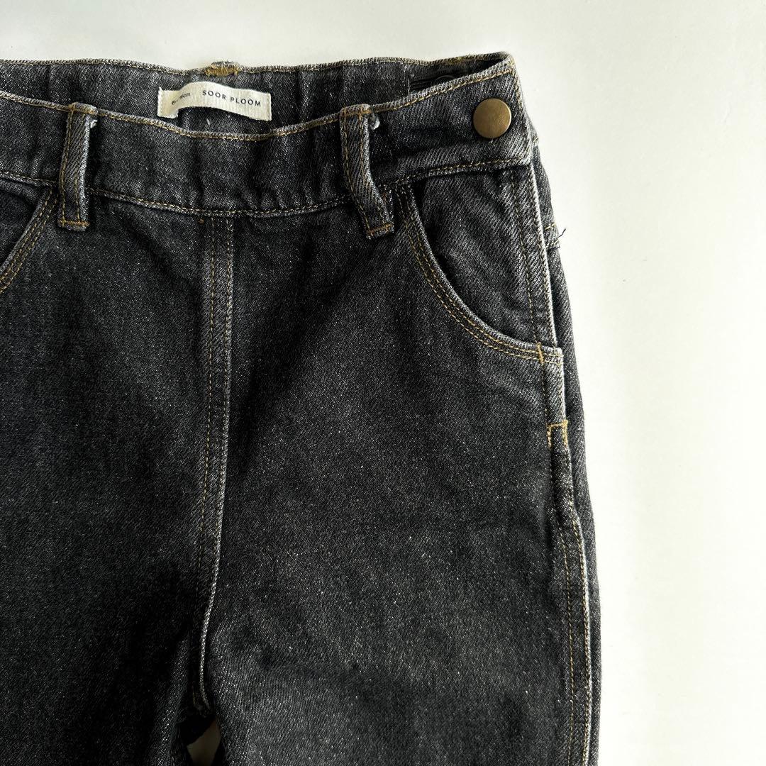 soor ploom ♡ black denim 6y デニム パンツ - メルカリ