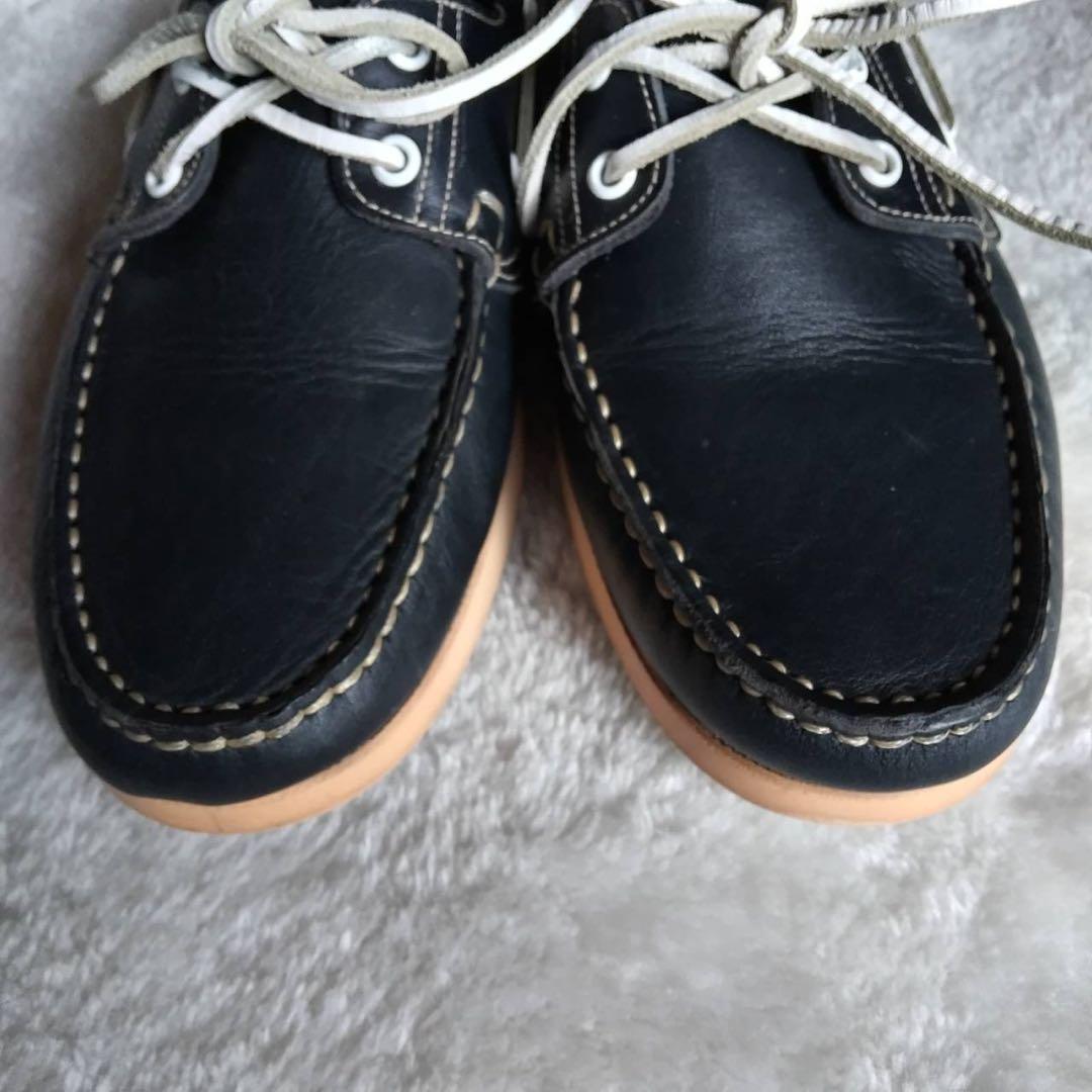 良品 パラブーツ デッキシューズ BARTH ネイビー 27.5cm