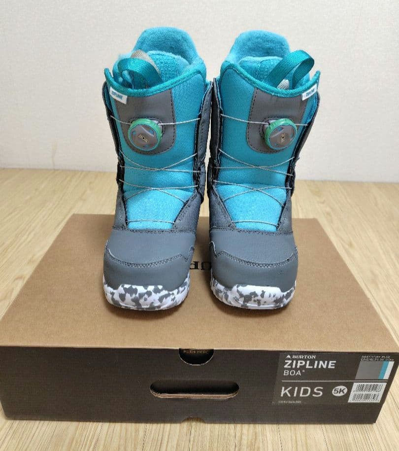 キッズ Burton ジップライン BOA スノーボードブーツ　23cm Burton Zipline BOA Snowboard Boots (Kids') - 2024 WINTER - Peter