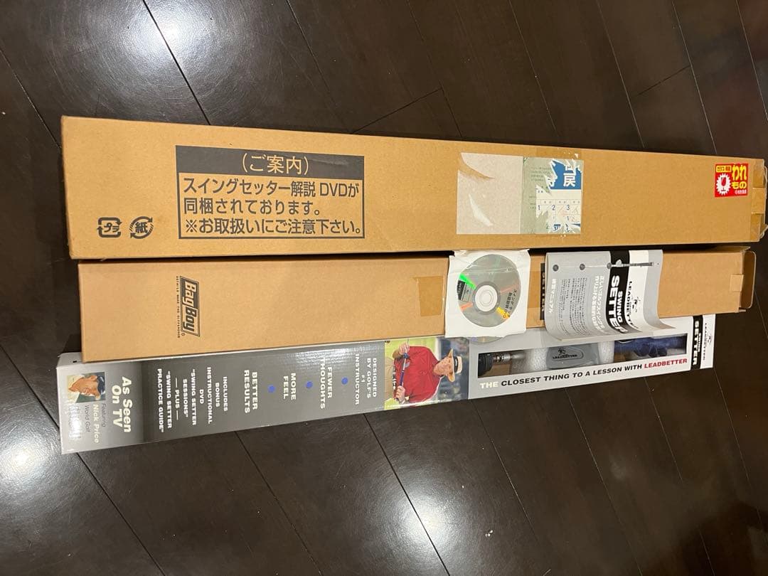 未使用箱入り】スイングセッター☆練習器具☆ 日本語説明書&DVDつき