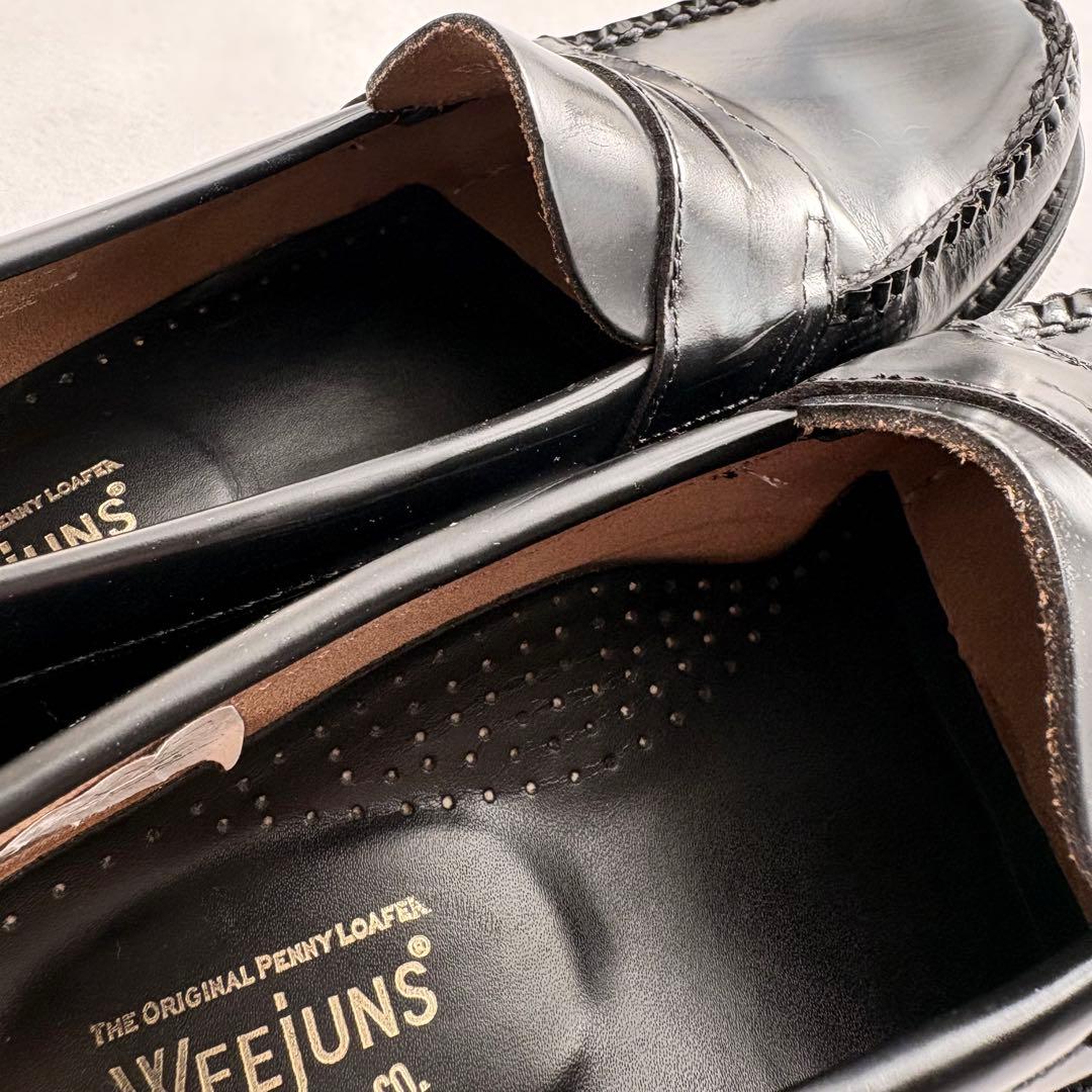 G.H.BASS WEEJUNS　24.5 ローファー ブラック