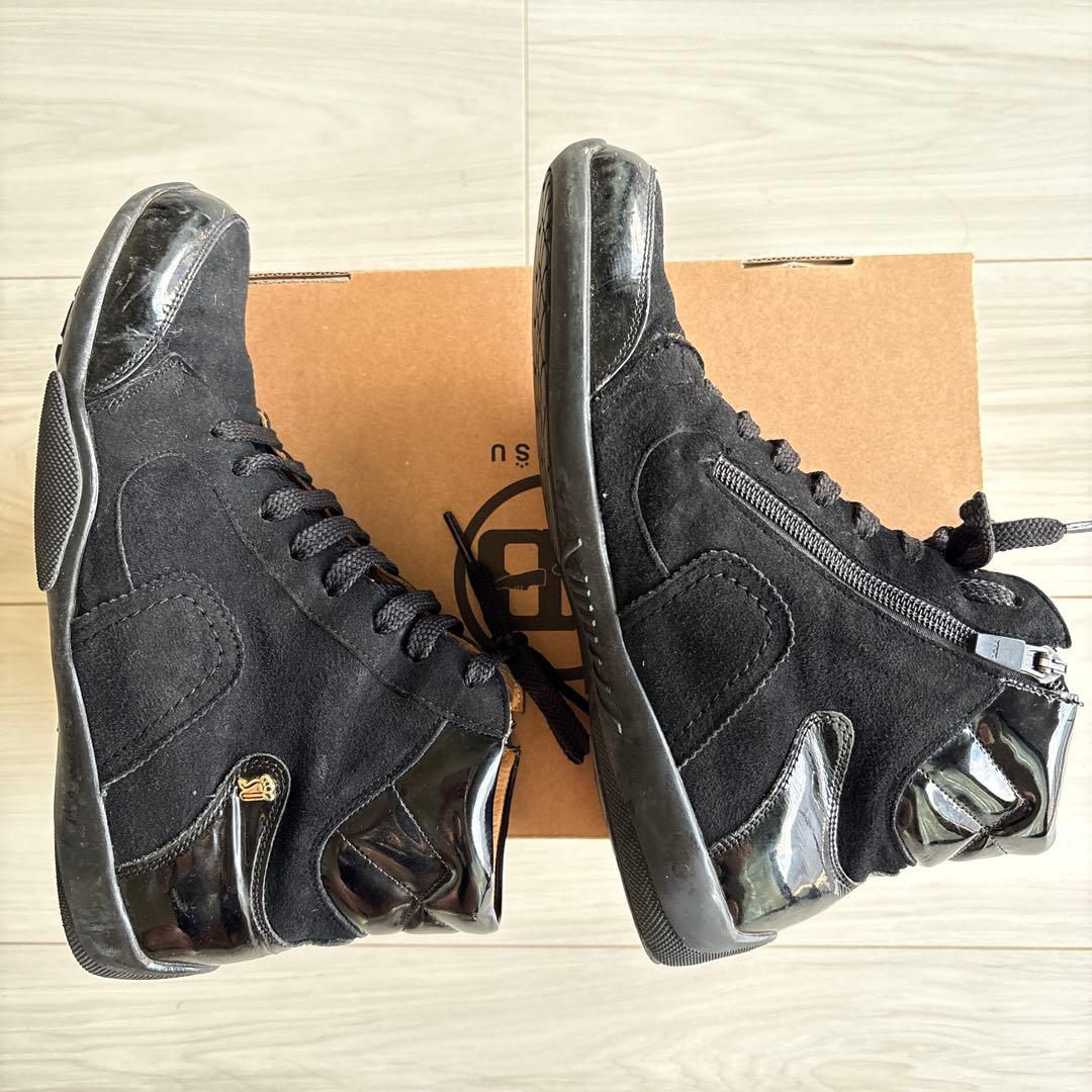 BENESU ベネシュ スエードブーツ 黒 23cm - メルカリ