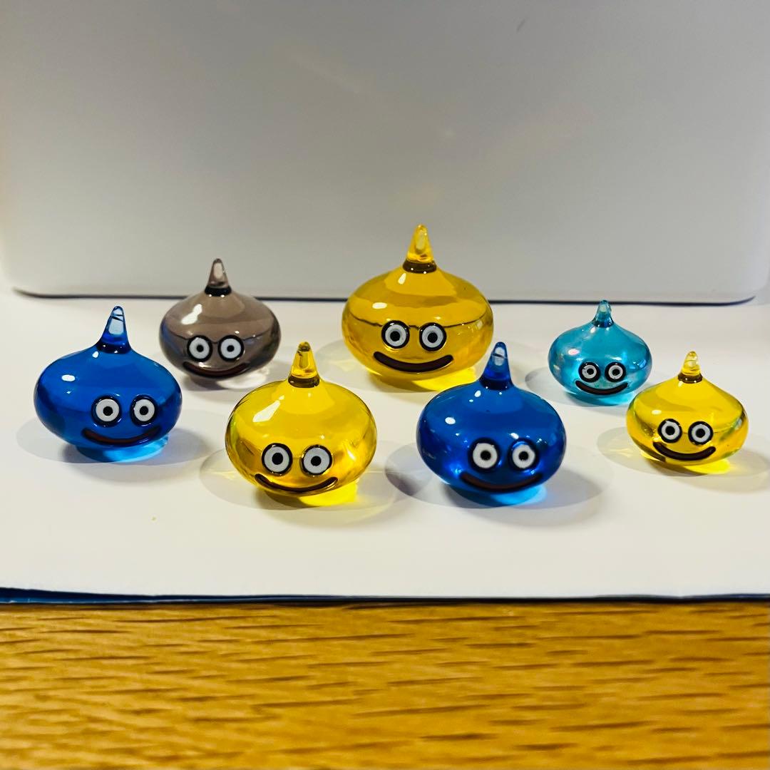 当時物】ドラクエ スライム クリアフィギュア 7体セット まとめ売り