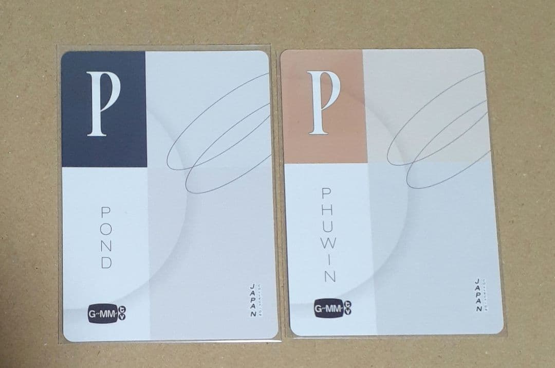 gmmtv 日本限定pondphuwin トレカ - メルカリ