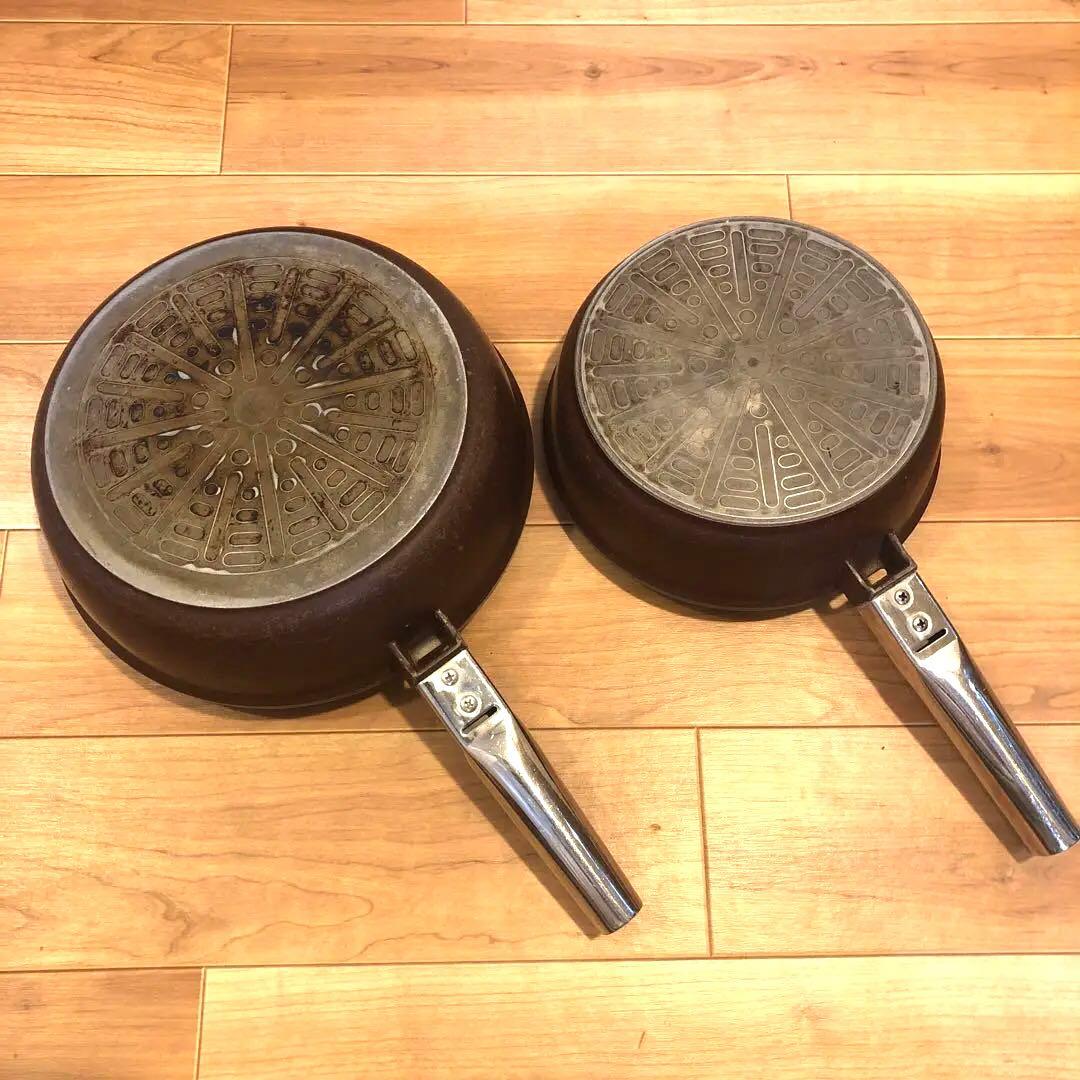 アサヒ軽金属 オールパン フライパン 2点セット ディナーパン 再加工用