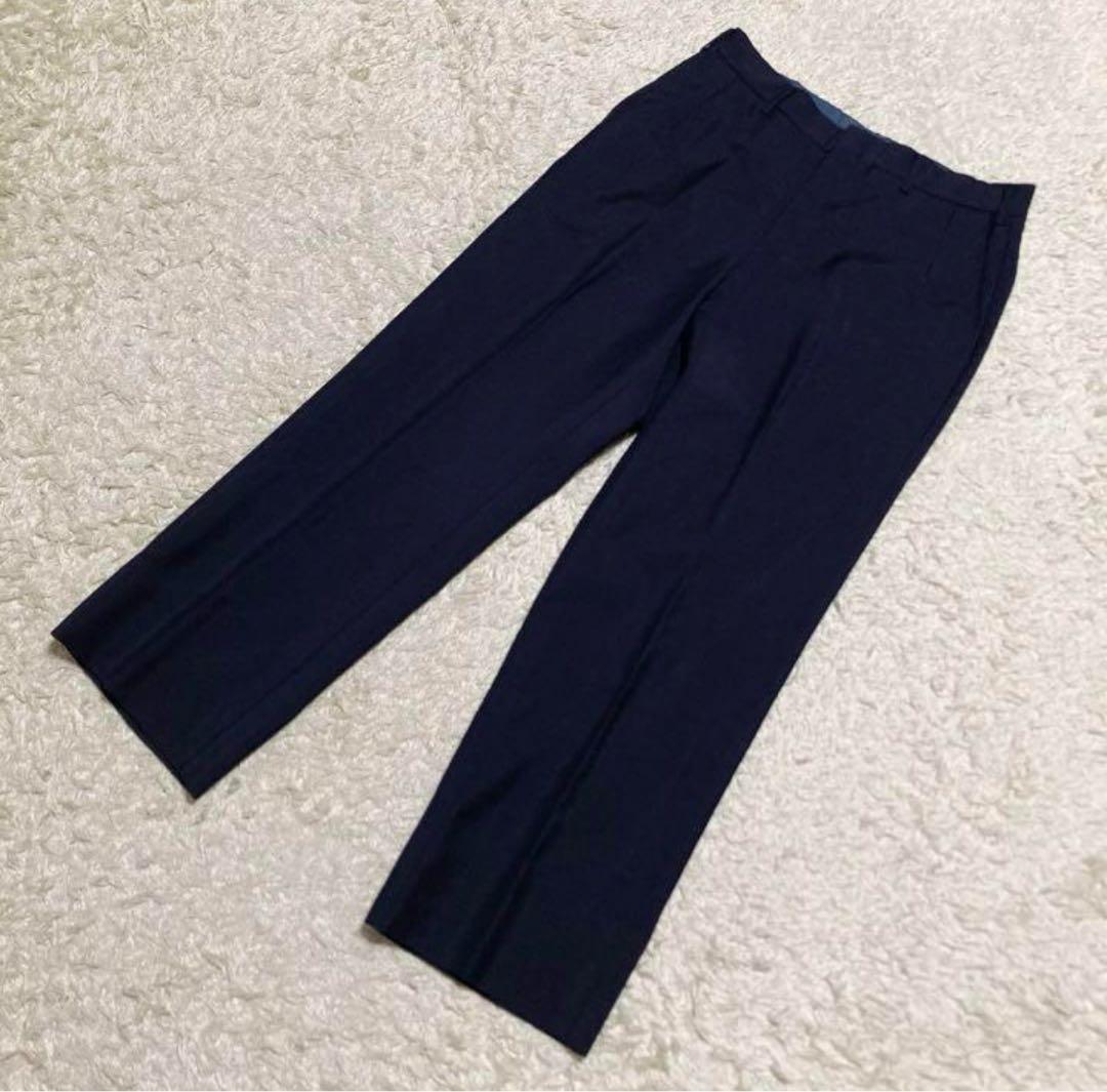 美品 モヘア⭐️バーバリー 紺ブレ ダブルブレスト セットアップ L