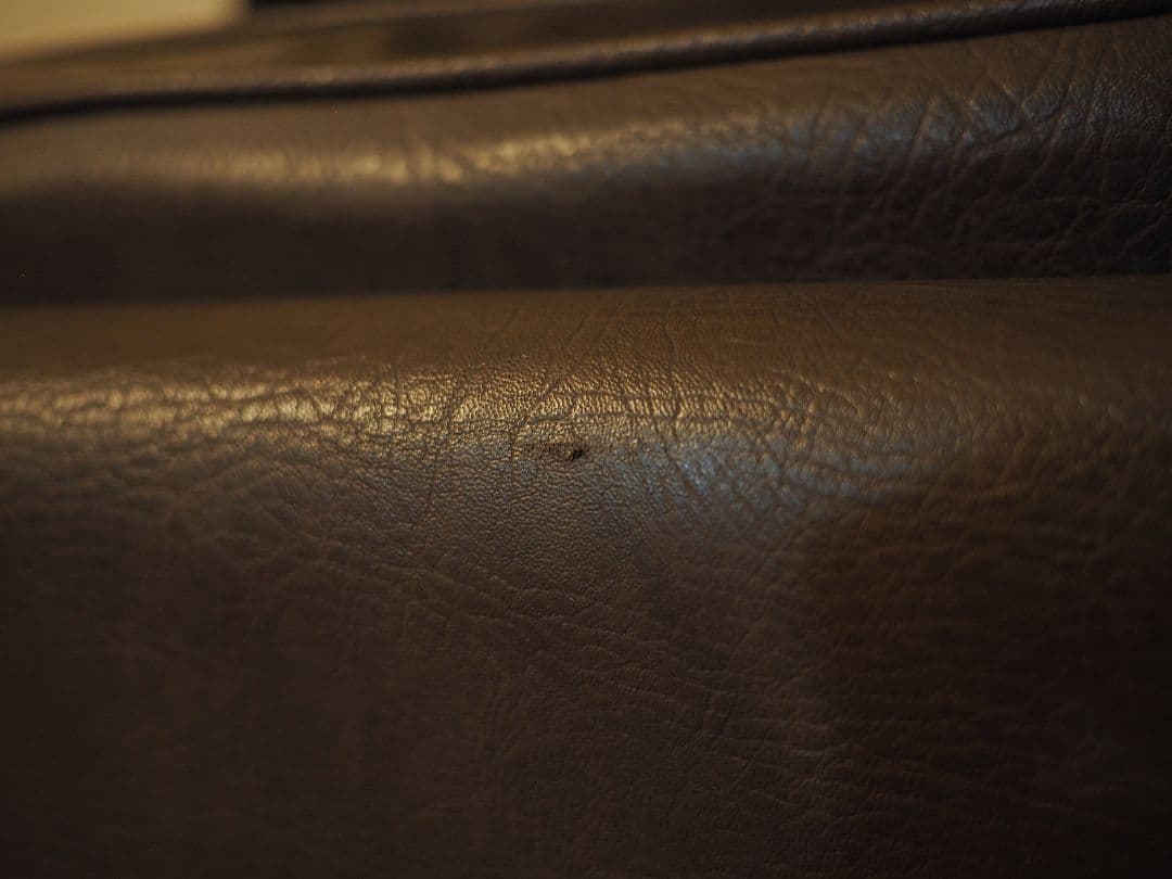 【値引中】\"karimoku\"レザー1PソファB