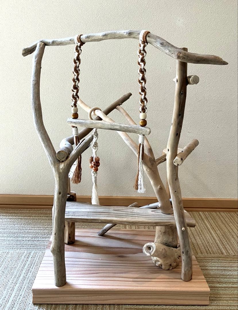 バードアスレチック バードジム 流木 インテリア インコ おもちゃ