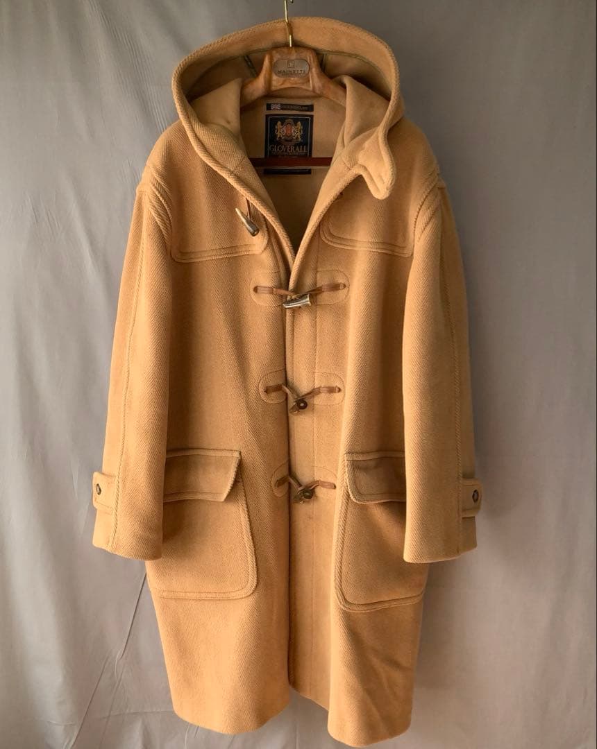 GLOVERALL グローバーオール ダッフルコート 42 英国製 ヘリンボーン