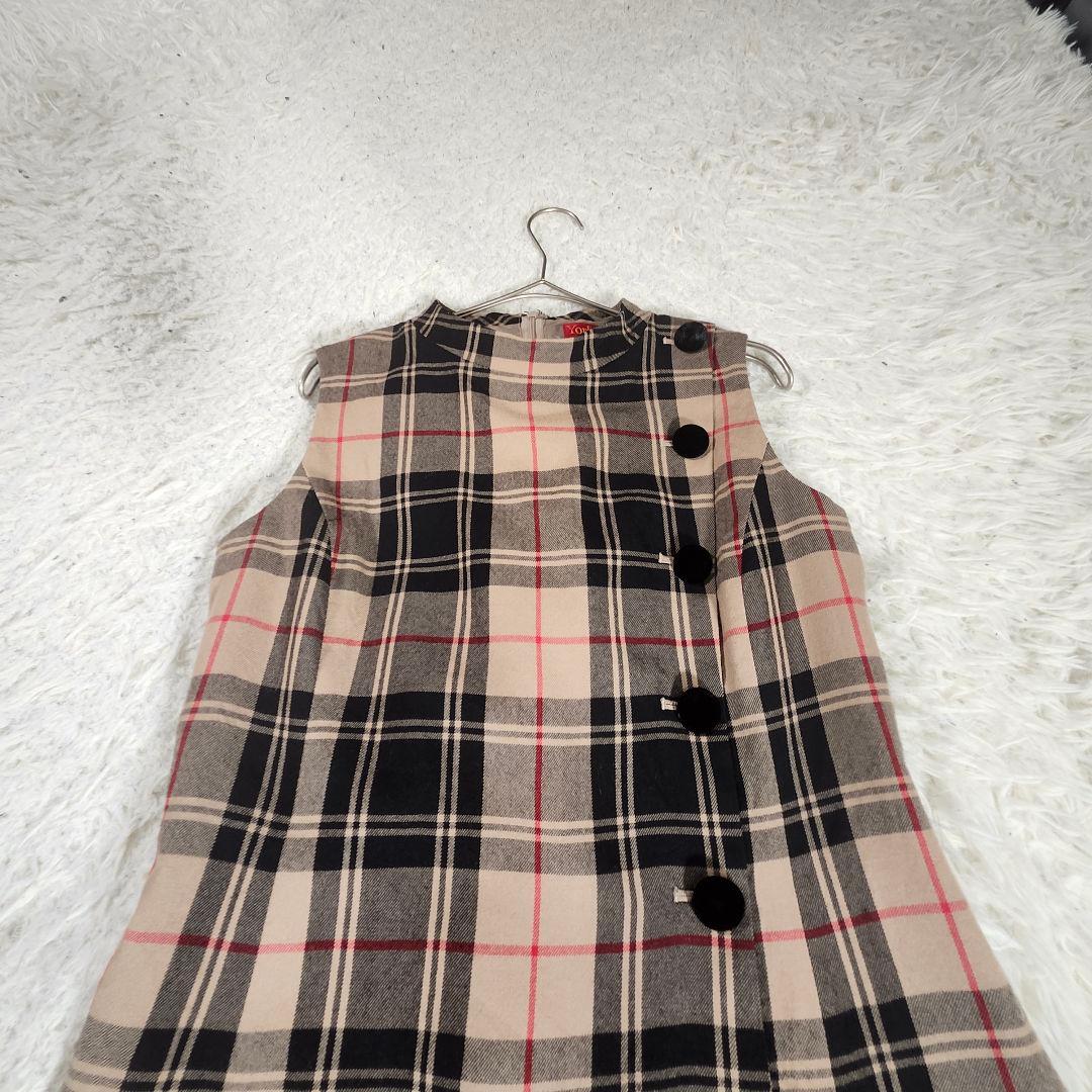 美品 ヨークランド チェック ワンピース のだめカンタービレ上野樹里 M