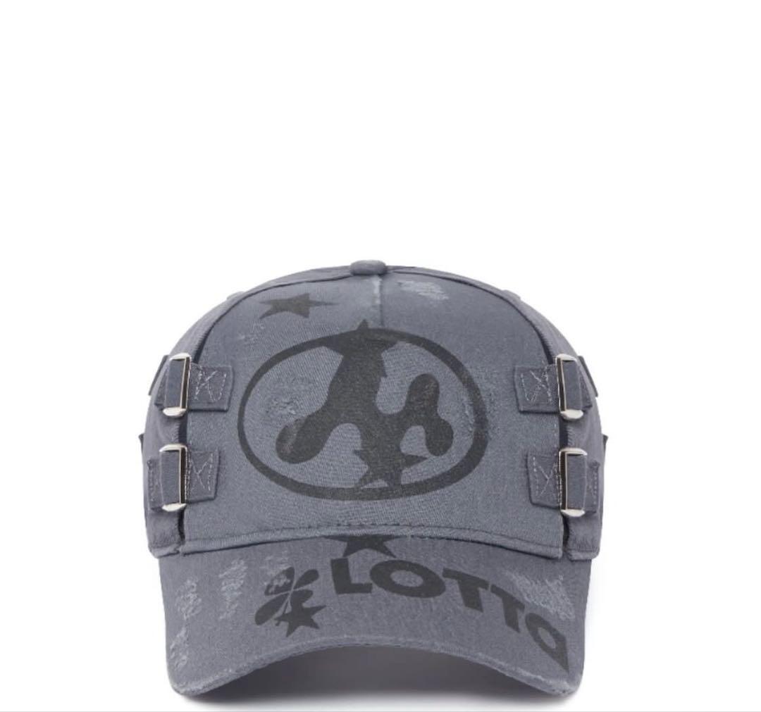 Mowalola lotta cap gray - メルカリ