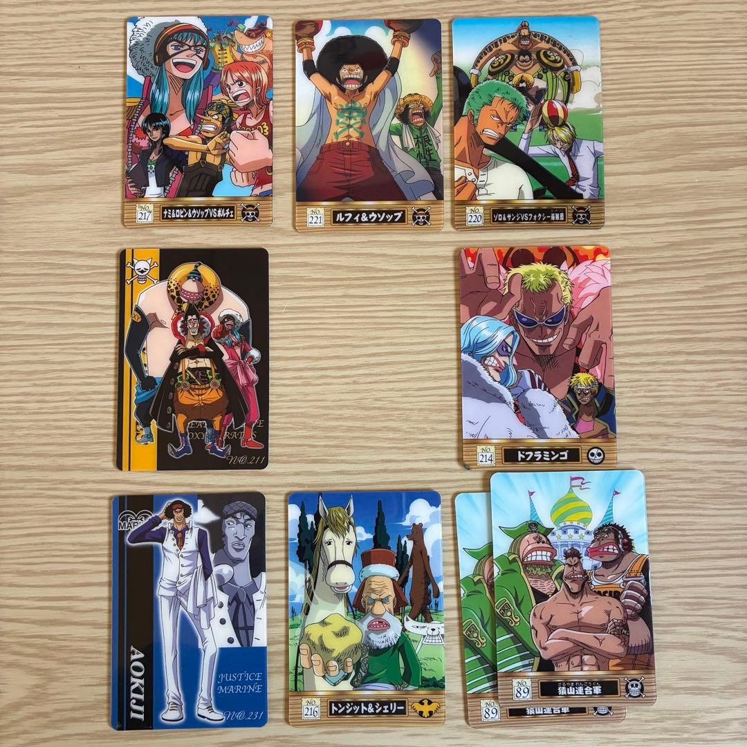 厳選】ワンピース 海賊王グミ フォクシー海賊団編カードセット 希少