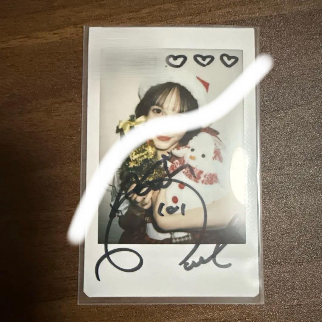 FRUITSZIPPER 早瀬ノエル オン特サイン入りチェキ クリスマス衣装