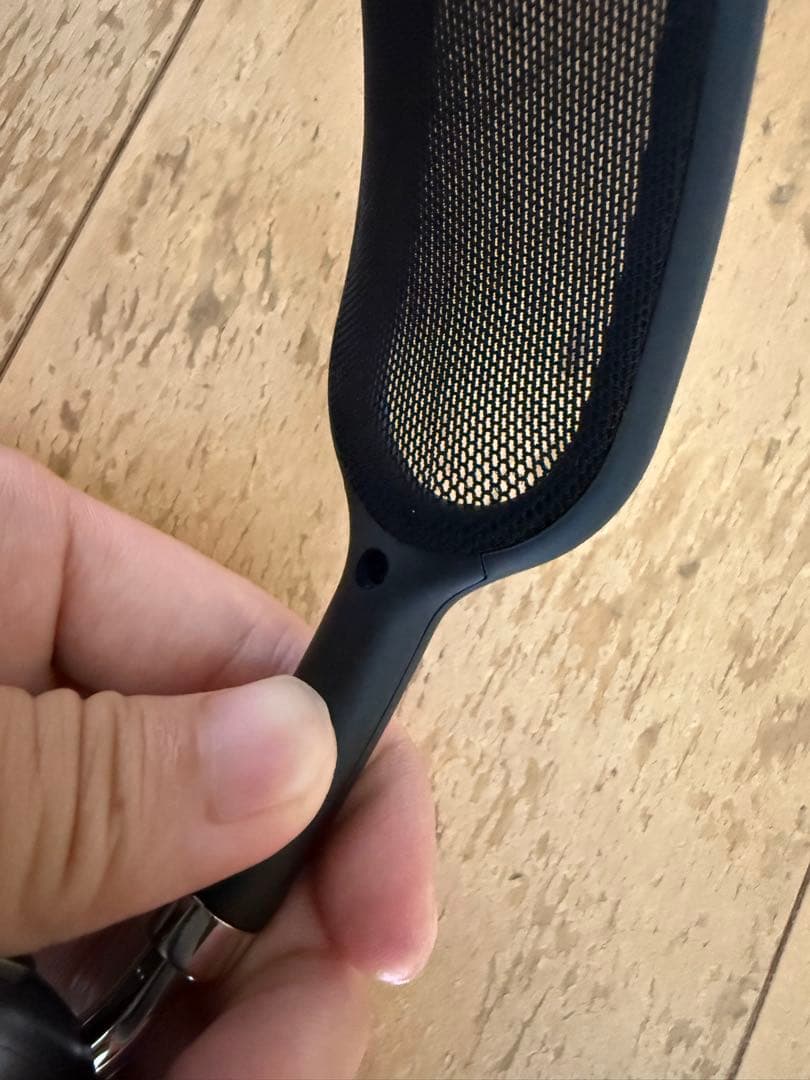 ブラックAirPods MAXワイヤレスヘッドホン 純正互換品