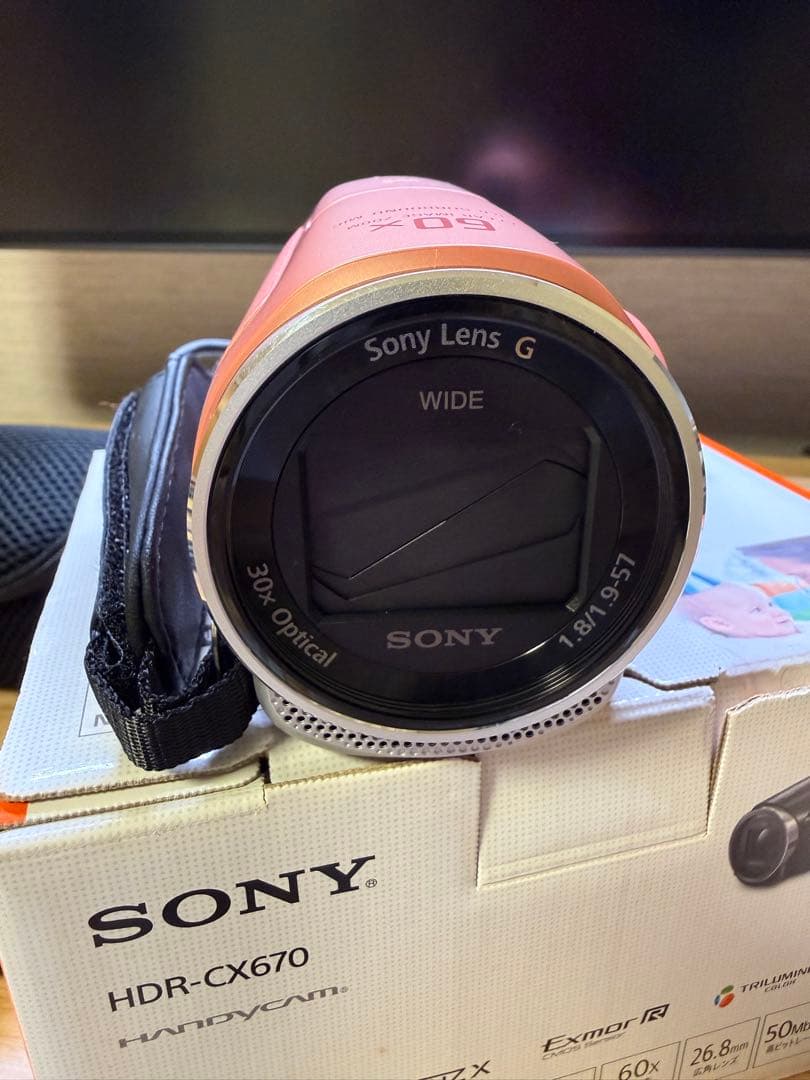 SONY HDR-CX670 ハンディカム ビデオカメラ 希少 レア FV70 - メルカリ