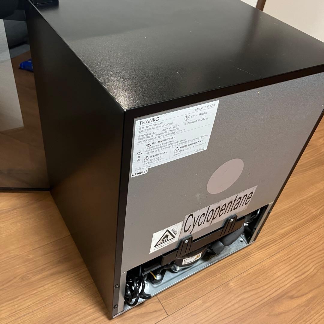 極美品】2021年製 THANKO 日本酒 冷蔵庫 S-RFS20B 縦置き - メルカリ