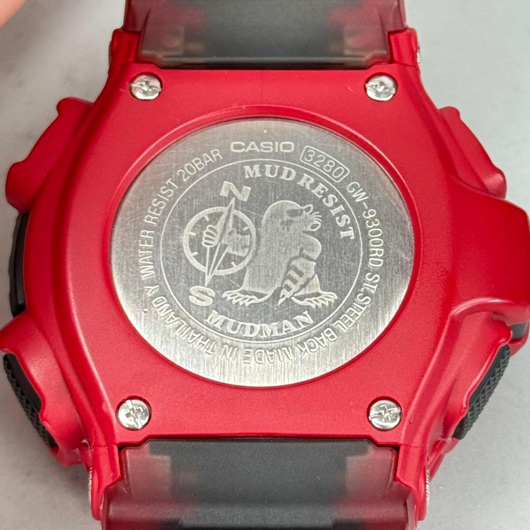 美品 G-SHOCK GW-9300RD マッドマン 限定 電波ソーラー レッド - メルカリ
