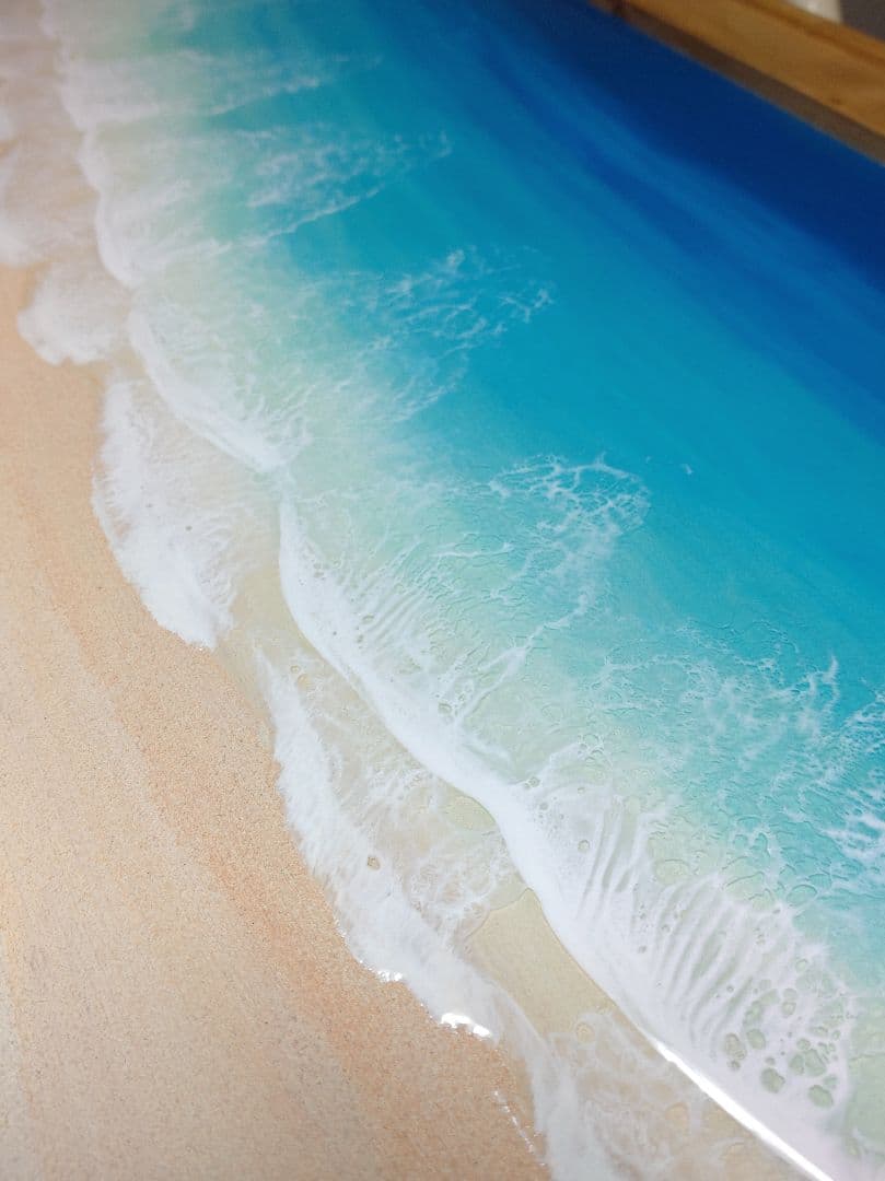 大掃除激安マン☆レジンアート(Miyako Blue・Frametype)