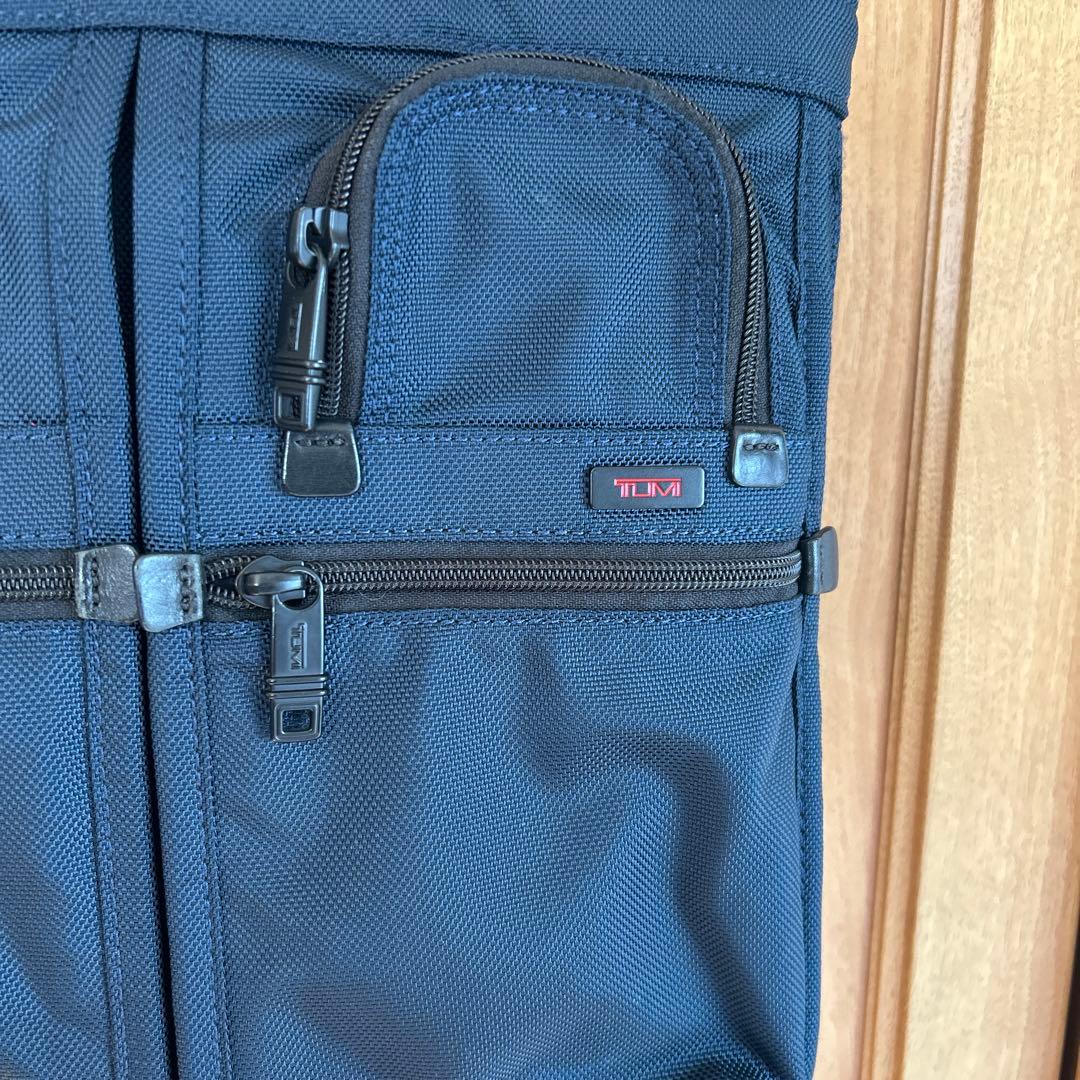 TUMI✖︎ships 限定コラボ トートバック エキスパンダブル ネイビー 美