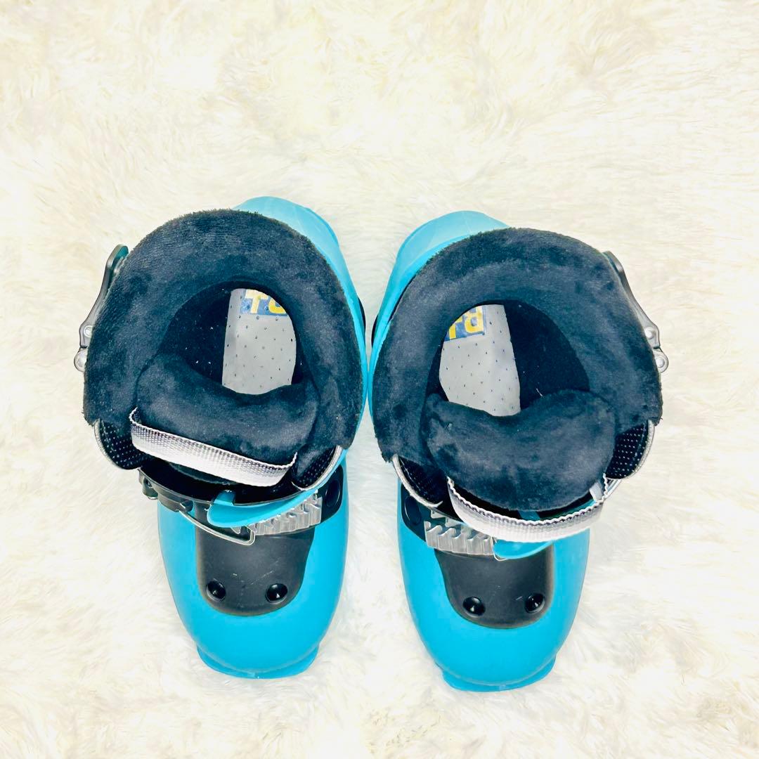 【美品】HEAD J2 ジュニアスキーブーツ 20cm〜20.5cm 水色