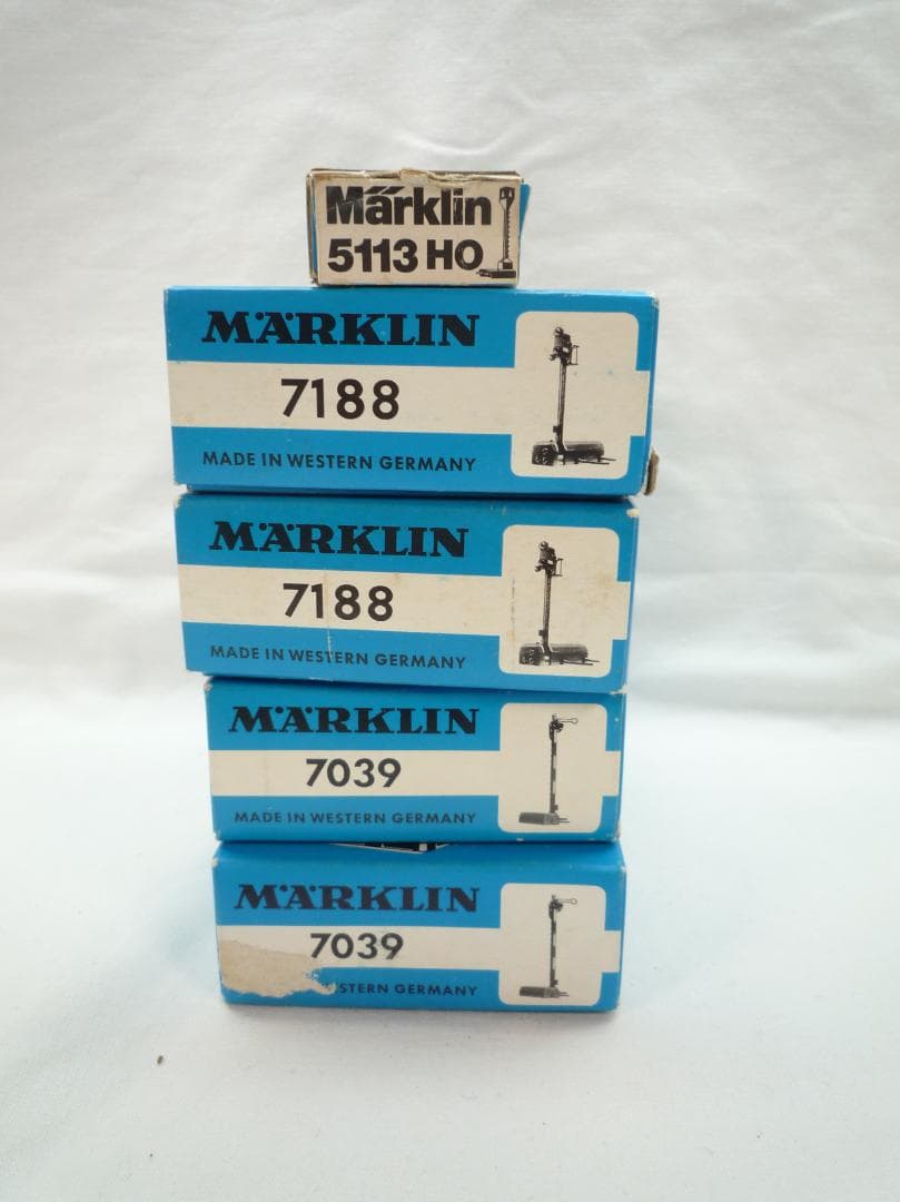 Märklin HOゲージ 信号機セット 5113 7188 7039 7040