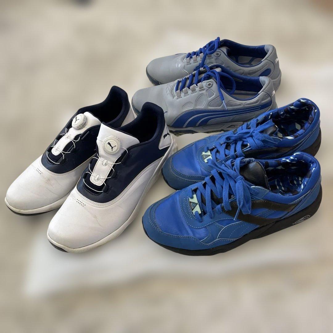 PUMA ゴルフシューズセット ホワイト/ネイビー/グレー 楽天市場】プーマ PUMA メンズ ゴルフシューズ ゴルフ プロアダプト